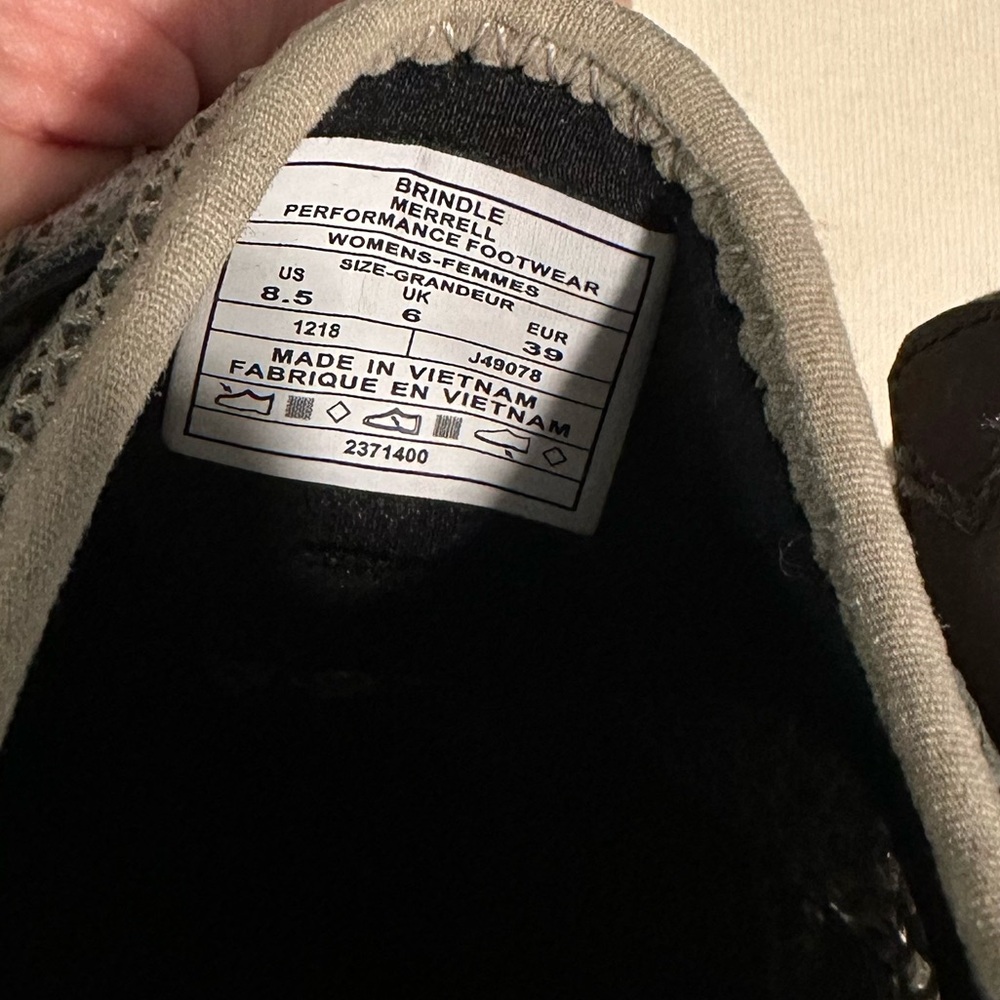 Merrell Gray And Green Performance Waterproof Bri… - image 8